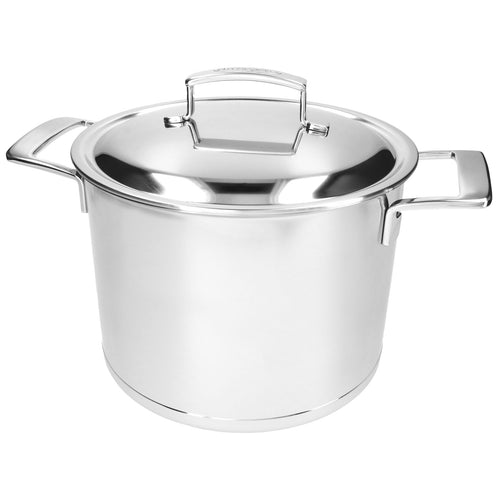 Demeyere Soeppan met dubbelwandige deksel 'Silver 7' Ø24cm / 7,5L