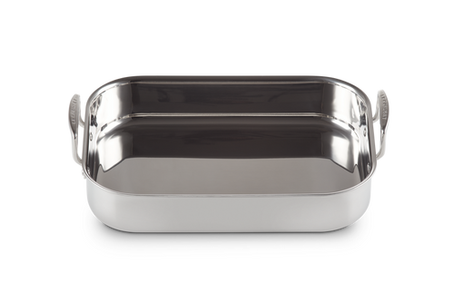 Le Creuset Braadslede 35x25cm 5.5L 'Classic 3-ply RVS'