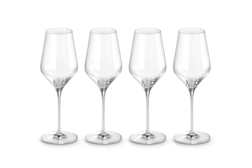 Le Creuset Witte Wijnglazen 4st. Kristalglas