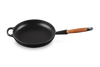 Le Creuset Koekenpan Signature met Houten handvat 'Mat Zwart' Ø26cm