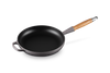 Le Creuset Koekenpan Signature met Houten handvat 'Flint' Ø26cm