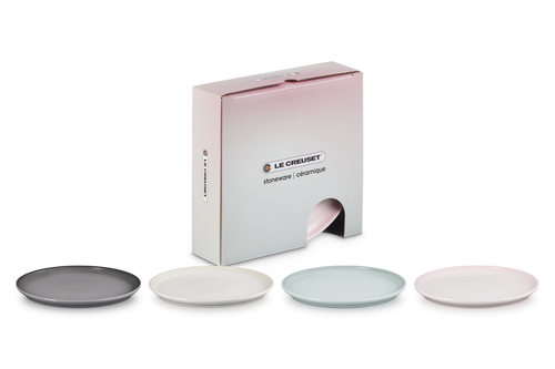 Le Creuset Ontbijtborden 'Coupe' 4 stuks