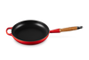 Le Creuset Koekenpan Signature met Houten handvat 'Kersenrood' Ø26cm