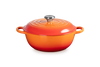Le Creuset Marmite Braadpan Hoge deksel Signature 'Oranjerood' Ø26cm / 4.1L