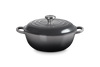 Le Creuset Marmite Braadpan Hoge deksel Signature 'Flint' Ø26cm / 4.1L