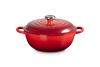 Le Creuset Marmite Braadpan Hoge deksel Signature 'Kersenrood' Ø26cm / 4.1L