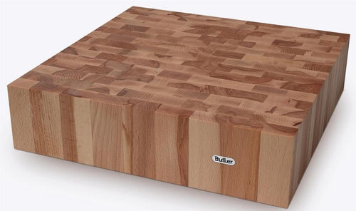 Butler Hakblok Beuk Kops 40x40x10cm