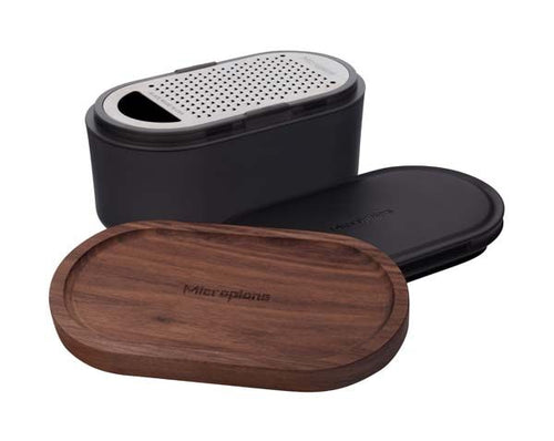 Microplane Container Rasp 'Antraciet Walnoot'