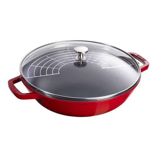 STAUB Wok met glazen deksel Ø30cm / 4,19L