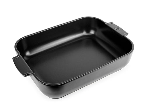 Appolia ovenschaal Satijn Zwart rechthoekig #47129165496668