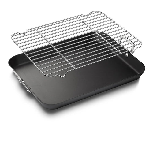 BARE Cookware Braadslede met rek 'Carbon Steel'
