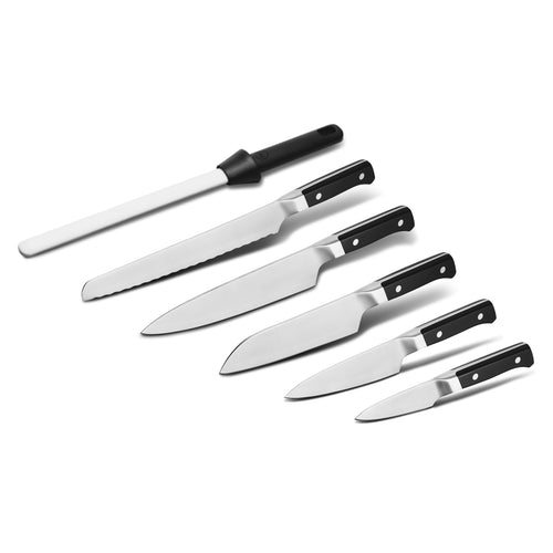 BARE Cookware Messenset 6-delig 'Twinsteel'