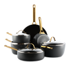 Greenpan Pannenset 10-delig 'Padova Reserve Zwart'