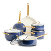 Greenpan Pannenset 10-delig 'Padova Oxford Blue'