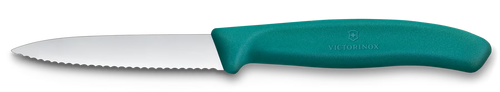Victorinox Gekarteld Schilmesje Groen 8cm