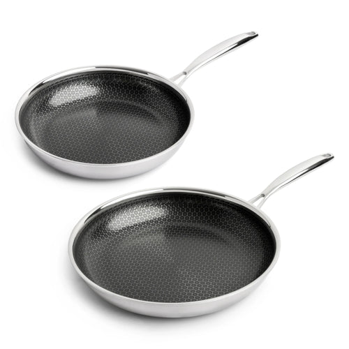 Sophior Hybride Koekenpannenset, Ø24 en Ø28 cm, PFAS-vrij