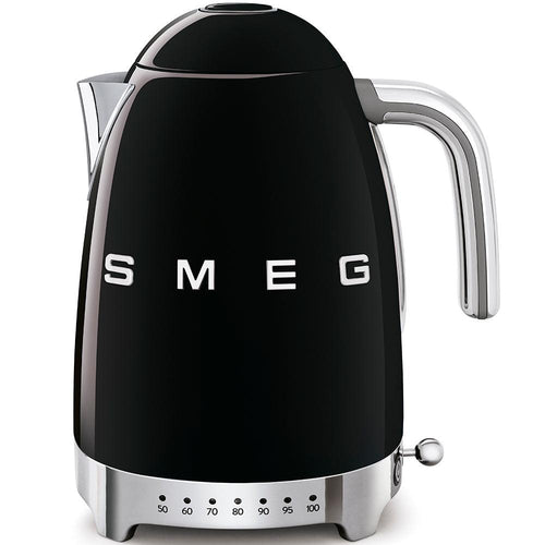 Smeg Variabele waterkoker 'Zwart' KLF04BLEU