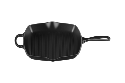 Le Creuset Grillpan Vierkant 26x26cm Grillit® 'Mat Zwart'