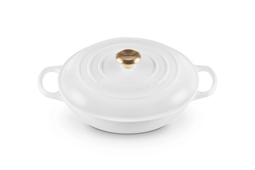 Le Creuset Campagnard Signature 'Wit' ø30cm / 3.5L
