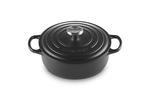 Le Creuset Lage Braadpan Signature 'Mat zwart' ø24cm / 3.1l