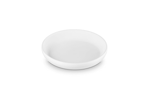 Le Creuset Diep bord Coupe 22cm 'Wit'