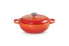 Le Creuset Marmite Braadpan Signature 'Oranjerood' Ø22cm / 2.2L