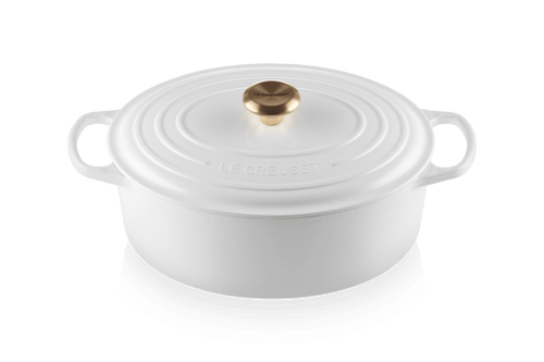 Le Creuset Braadpan Ovaal Signature 'Wit' Ø31cm / 6,7L