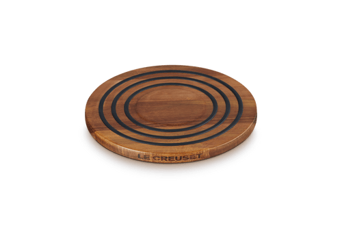Le Creuset Magnetische Onderzetter 'Acacia Hout'