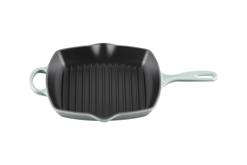 Le Creuset Grillpan Vierkant 26x26cm Grillit® 'Sea salt'