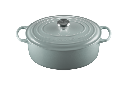 Le Creuset Braadpan Ovaal Signature 'Sea Salt' Ø31cm / 6,3L