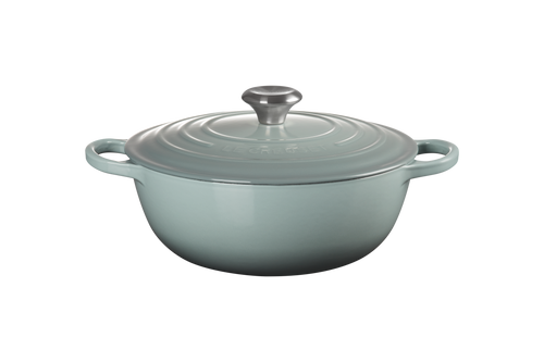 Le Creuset Marmite Braadpan Signature 'Sea Salt' Ø26cm / 4.1L