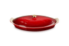 Le Creuset Ovenschaal Vis 'Kersenrood'