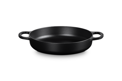 Le Creuset Hapjespan Twee handgrepen 'Mat Zwart' Ø28cm / 3.2L