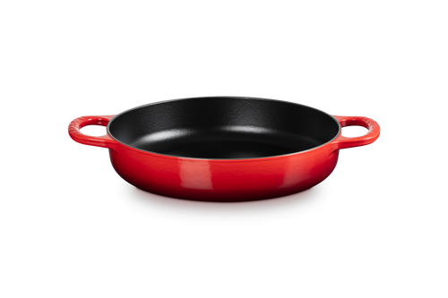 Le Creuset Hapjespan Twee handgrepen 'Kersenrood' Ø28cm / 3.2L