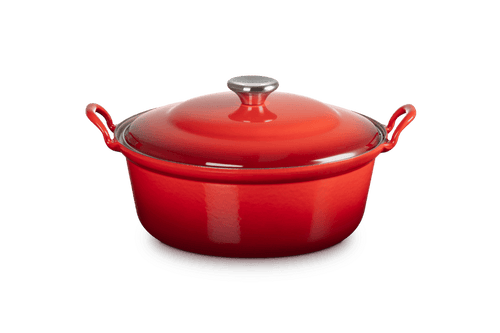 Le Creuset Braadpan Faitout 'Kersenrood' Ø28cm / 4.9L