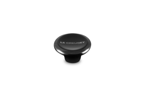 Le Creuset Dekselknop Signature RVS Zwart ø4.7cm