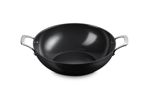 Le Creuset Wok 2 handgrepen Essential Ø32cm / 6L 'Ceramic Non-stick'