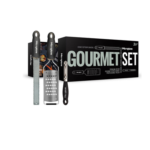 Microplane Rasp- en schilset 3-delig 'Gourmet'