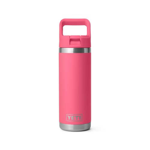 YETI Thermofles met Rietjesdop 532ml Rambler 'Tropical Pink'