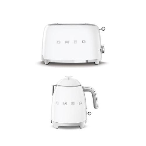Mini Waterkoker en Broodrooster 'Wit'
