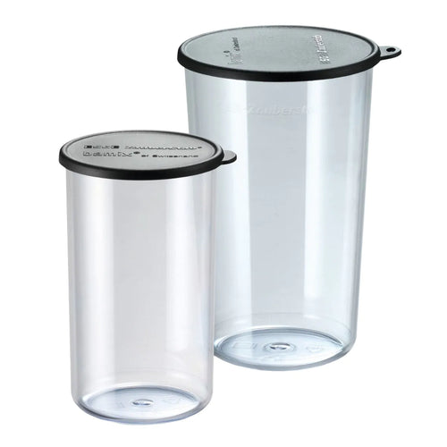 Bamix Bekerset 400 & 600ml met deksels