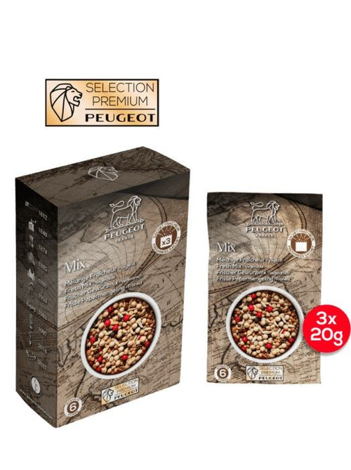 Peugeot Pepermix 'Fris & Vegetarisch' 3x 20gr