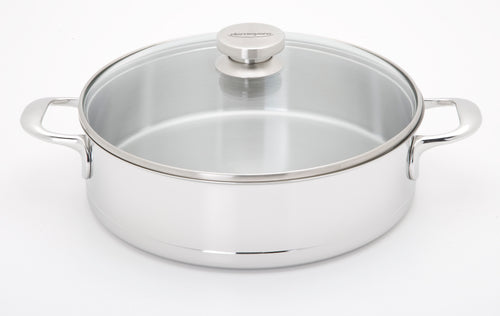 Demeyere Hapjespan met glasdeksel Ø28cm / 4.75L 'Fusion 7'