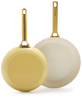 Greenpan Koekenpannenset 20/28cm 'Sunshine Yellow'