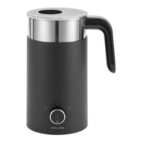 Melkopschuimer Zwart 200ml warm / 400ml koud 'Enfinigy'