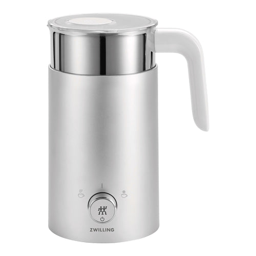 Melkopschuimer Zilver 200ml warm / 400ml koud 'Enfinigy'