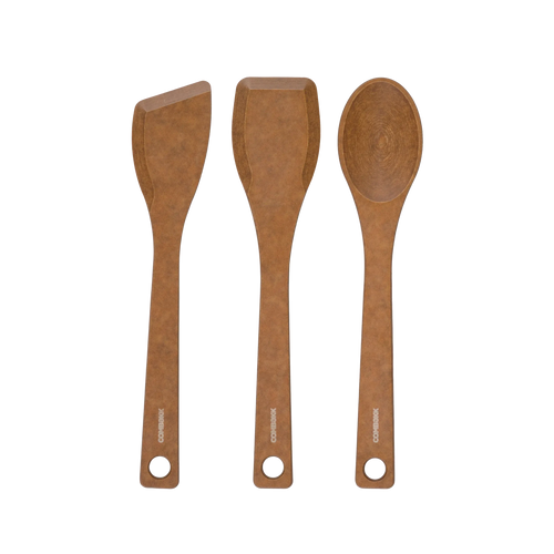 Combekk Houten Spatelset 3-delig 'Bruin'