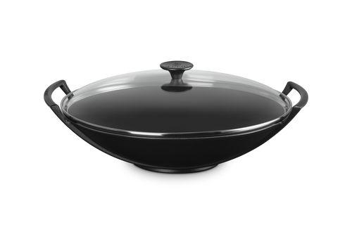 Le Creuset Gietijzeren Wokpan Ø36cm / 4.5L 'Mat Zwart'