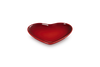 Le Creuset Groot Bord Hart Ø23cm 'Kersenrood'