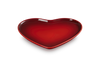Le Creuset Serveerschaal Hart Ø32cm 'Kersenrood'